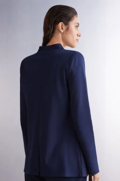 Long-Sleeved Cotton Interlock kofta