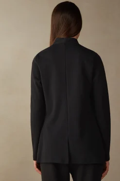 Long-Sleeved Cotton Interlock kofta