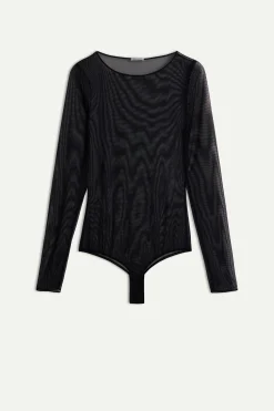 Long-Sleeved Tulle body