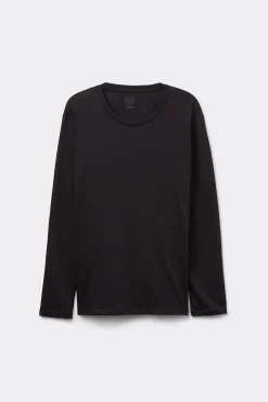 Oversize tr&ouml;ja med l&aring;ng &auml;rm i Superior-bomull