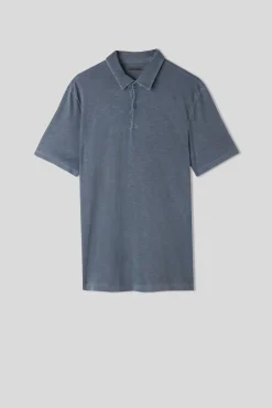 Pik&eacute;tr&ouml;ja med kort &auml;rm Washed Collection i bomull