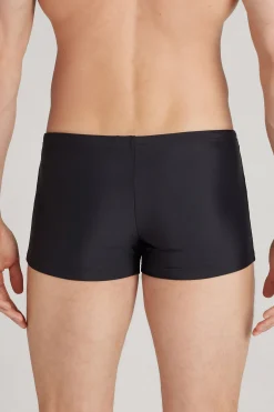 Plain Square-Cut Swim Trunks