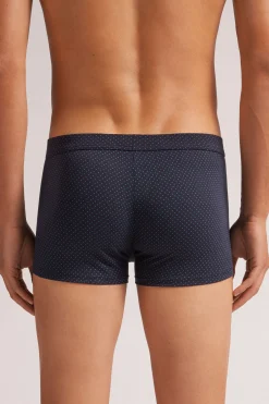 Prickiga boxershorts i bomull