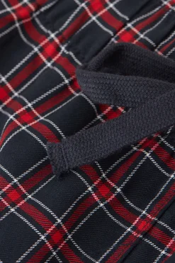 Rutiga shorts i bomull