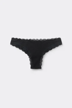80s Crafted Lace Brazilian trosor