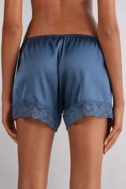 Shorts i siden med spets