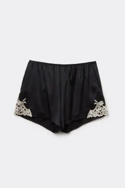 Shorts i siden Pretty Flowers