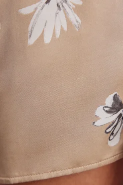 Shorts i viskossatin Autumn Blossom