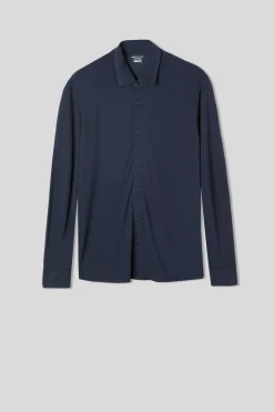 Skjorta i modal och siden