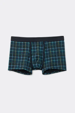 Sm&aring;rutiga boxershorts i bomull Natural Fresh