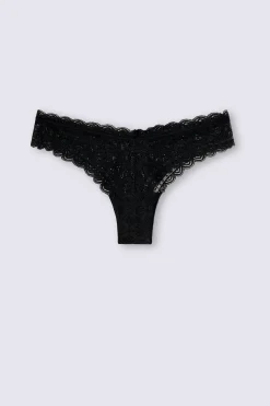 80s-Style Lace Brazilian trosor