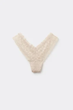 80s-Style Lace Brazilian trosor