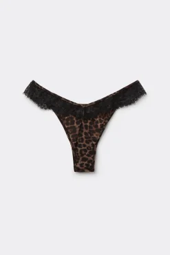 Stringtrosor i 80-talsmodell Luxurious Leopard