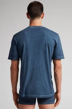 T-shirt i bomull Washed Collection