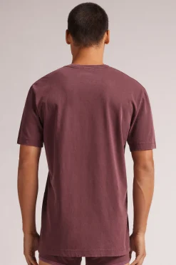 T-shirt i bomull Washed Collection