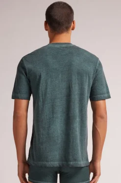 T-shirt i bomull Washed Collection