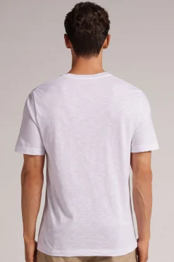 T-shirt i flammig bomull