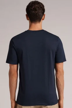 T-shirt i flammig bomull