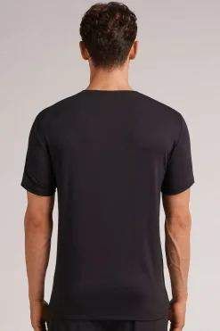 T-shirt i modal och siden