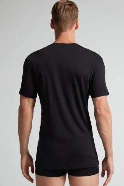 T-shirt i Superior-bomull Extrafine