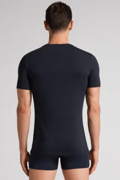 T-shirt i Superior-bomullsstretch