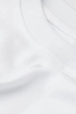T-shirt oversize i interlockstickad bomull