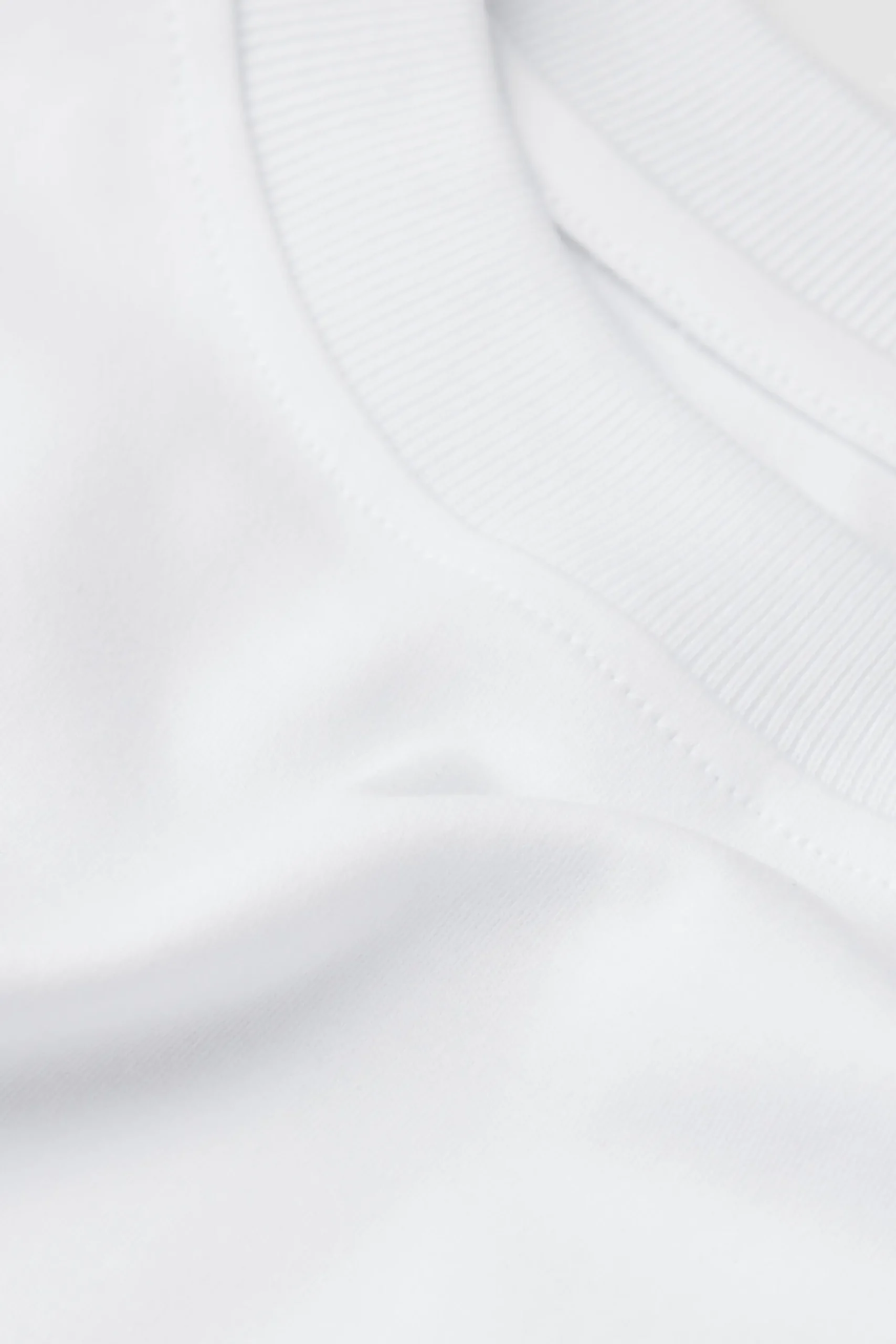 T-shirt oversize i interlockstickad bomull