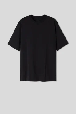 T-shirt oversize i interlockstickad bomull