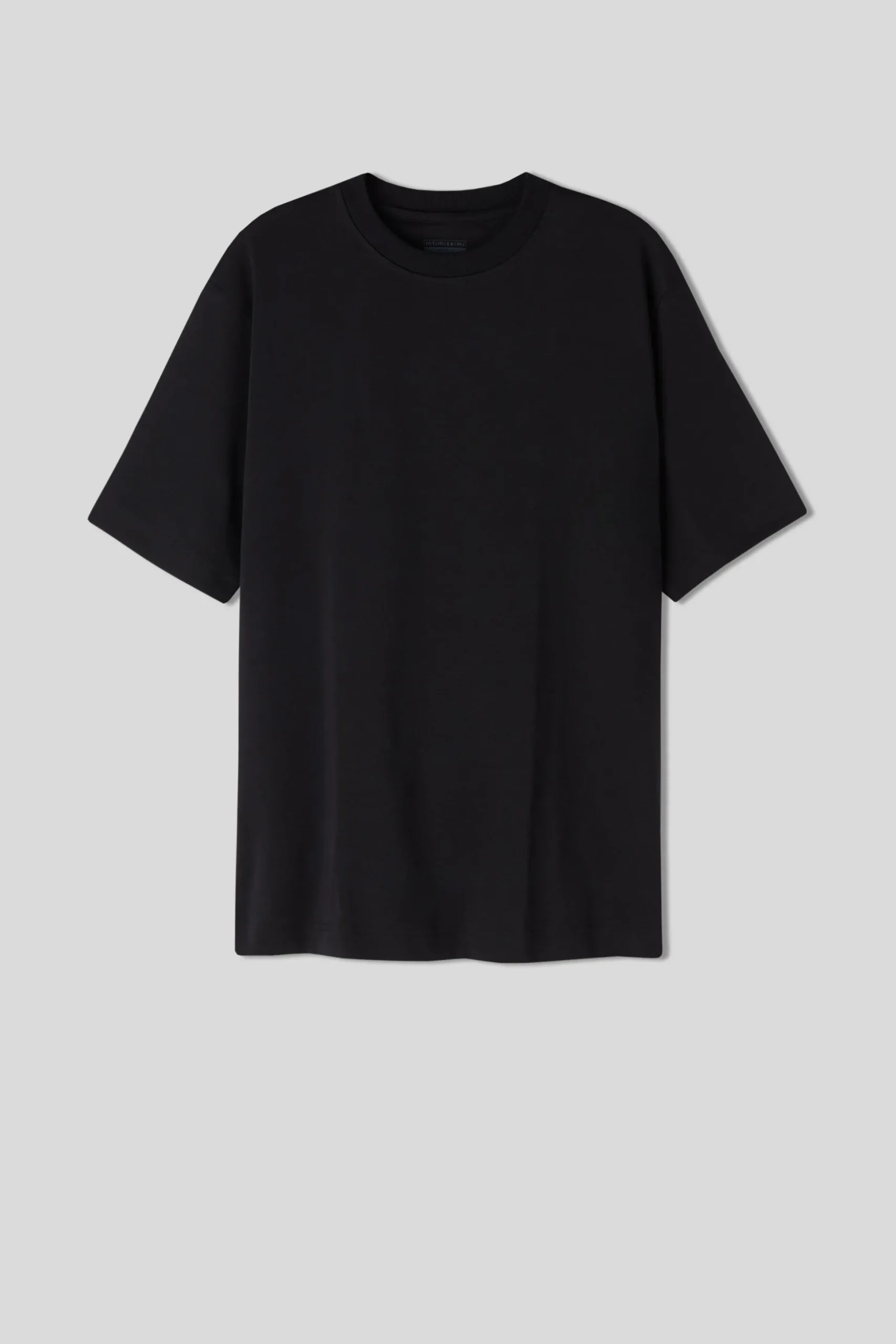 T-shirt oversize i interlockstickad bomull